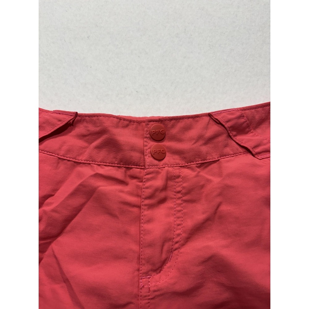Columbia PFG Shorts Womens M Pink Omni-Shade Fishing Quick Dry UV Lightweight - Picture 2 of 11